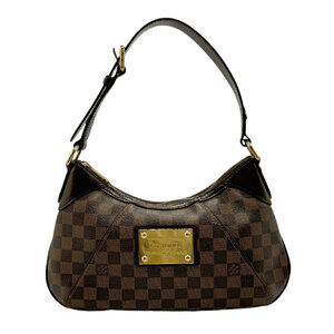 Louis Vuitton Damier Ebene Brown Thames Handbag Ebene Brown Canvas